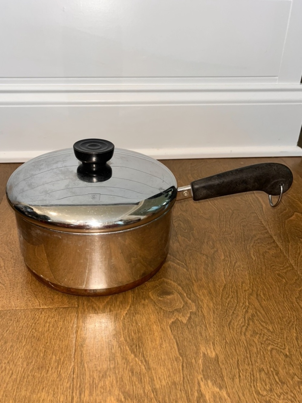 Vintage Revere Ware 2 Quart Copper Bottom Pot W/Lid: -86 #5632